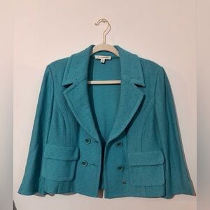 St. John Collection Teal Blazer